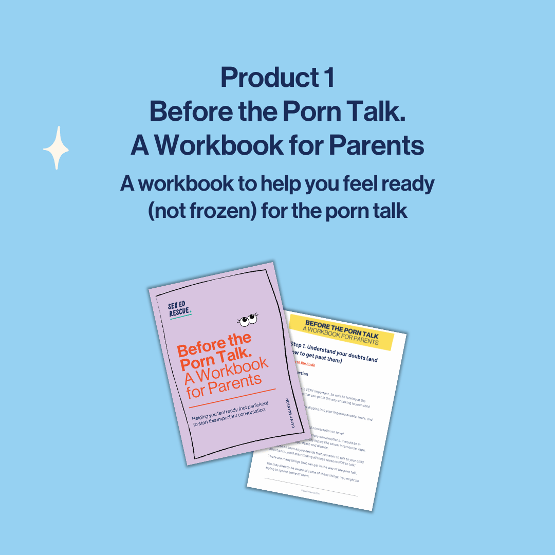 image to show before the porn talk workbook