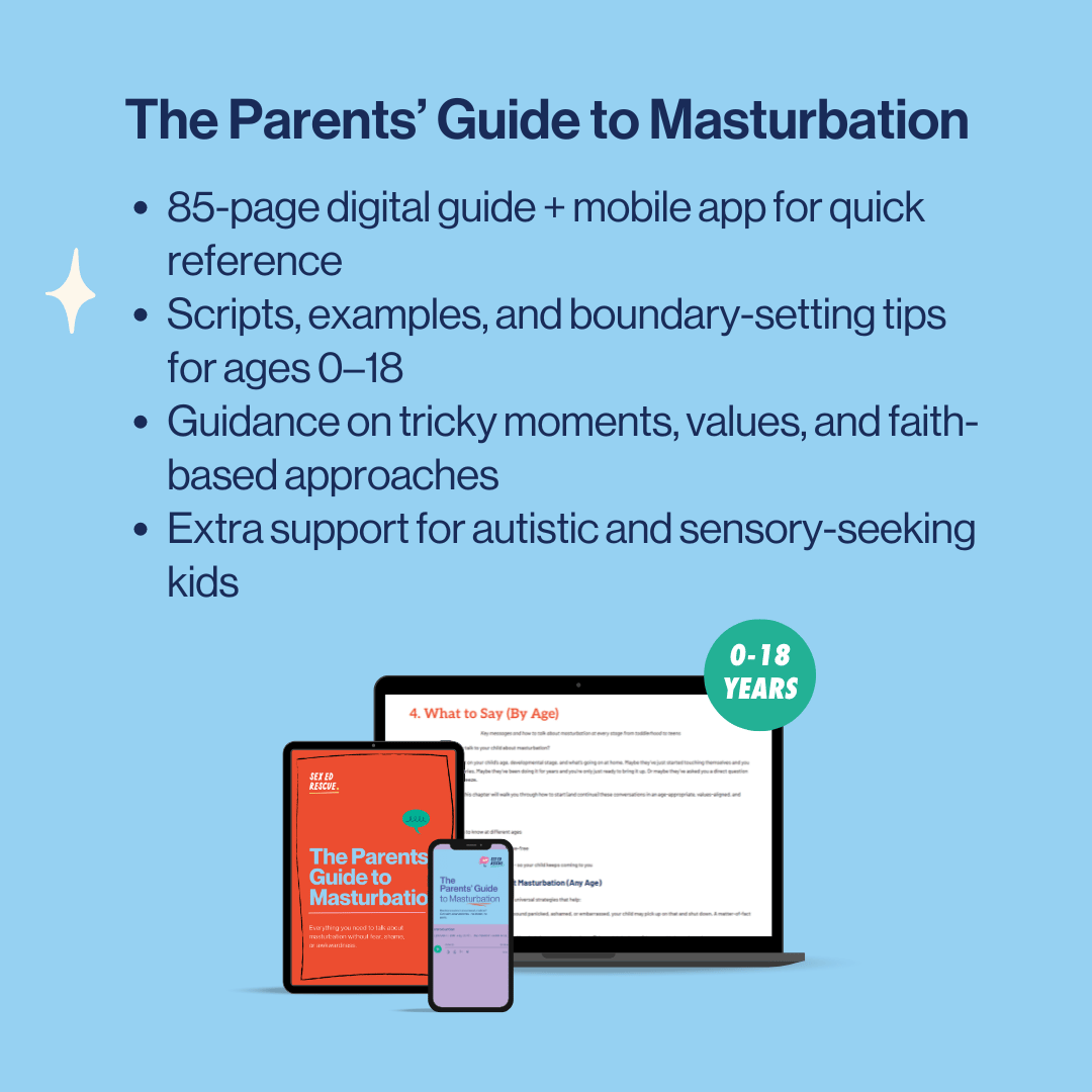 Masturbation Response Plan | Special Offer