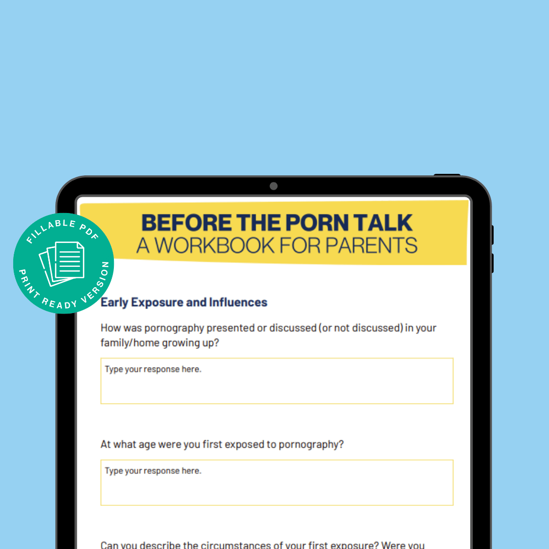 screenshot of an activity in the  before the porn talk workbook