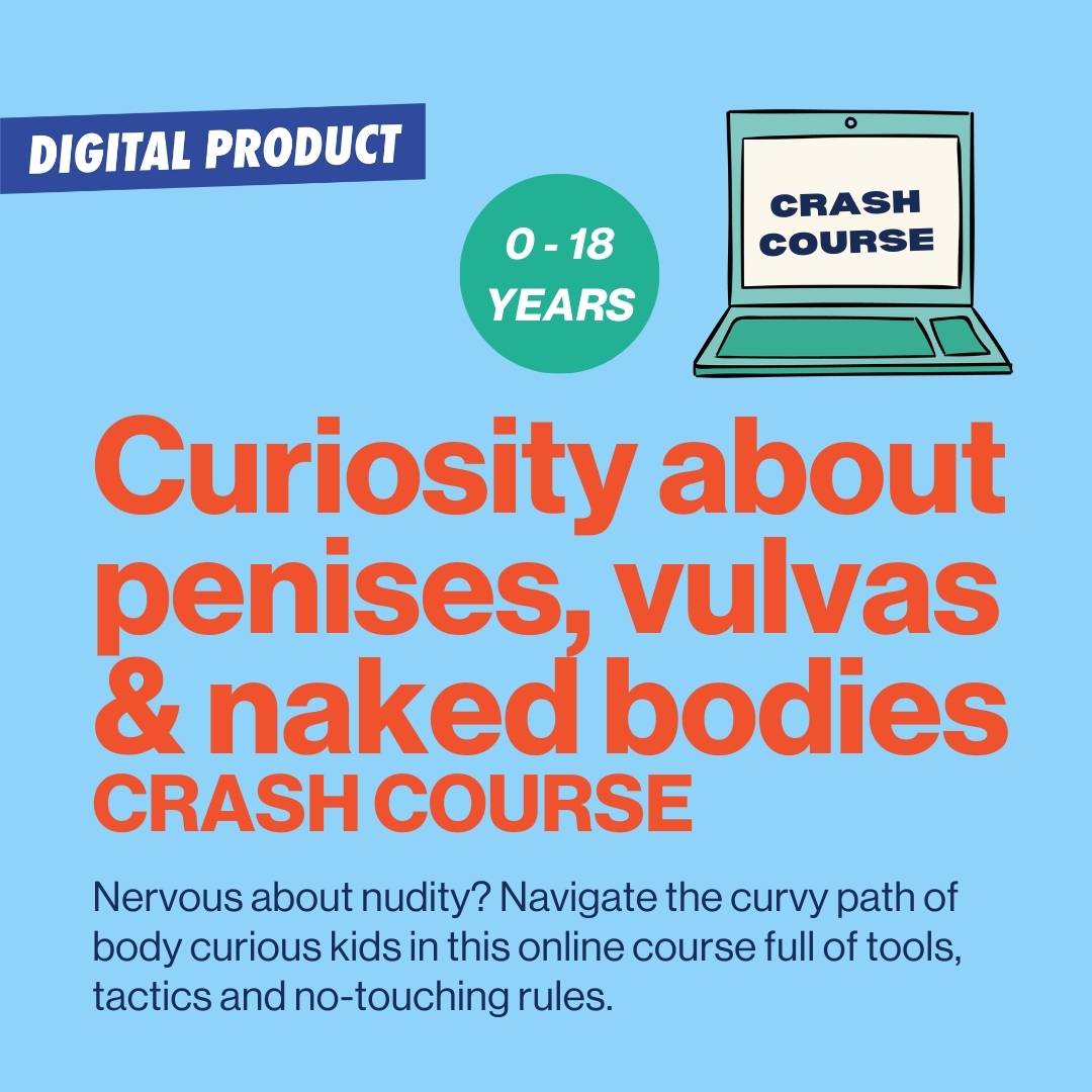 screenshot of the parent masterclass about what to do when kids are curious about naked bodies