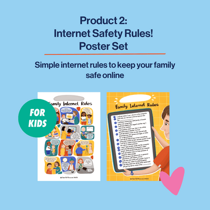 image showing the posters inside the cyber safety prep pack