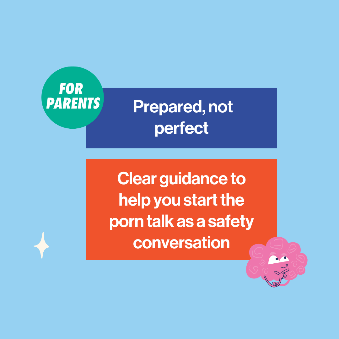 image to explain how the crash course on getting started with the porn talk will help parents