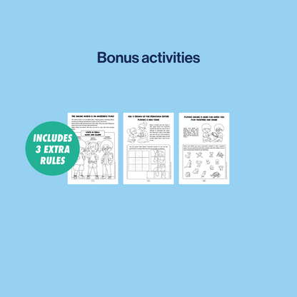 image to explain it includes 3 bonus activities
