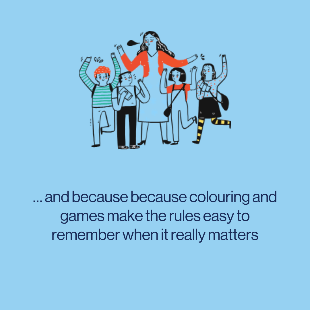 words to explain how the online safety activity book will help children