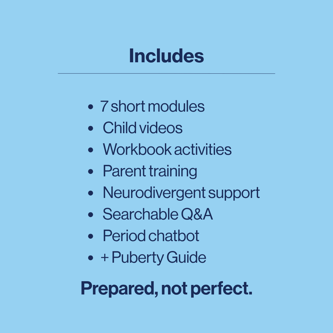 Period Ready + Parents' Guide to Puberty