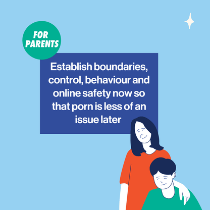 image to explain how the porn proof your family workbook will help families