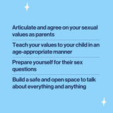 slide explaining how the Sexual Values Workbook will help parents with sharing their  values in sex education