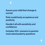 explanation of how The Parents’ Guide to Puberty will help parents with puberty and sex education