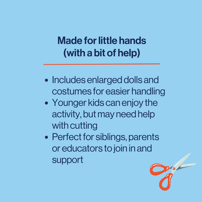 image explaining there is an enlarged version of the anatomically correct child dolls