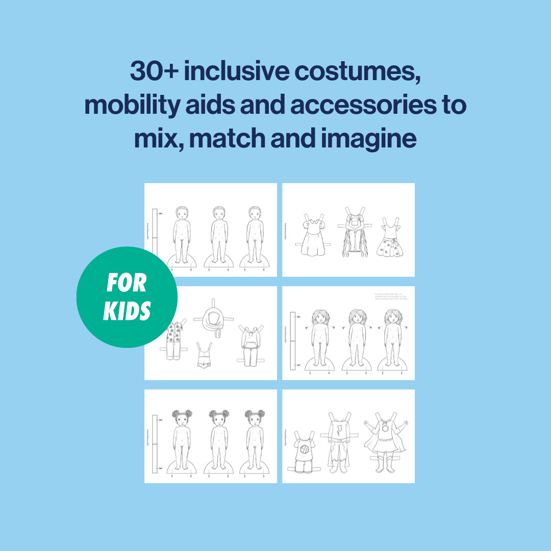 image with examples of pages from the anatomically correct dolls for children