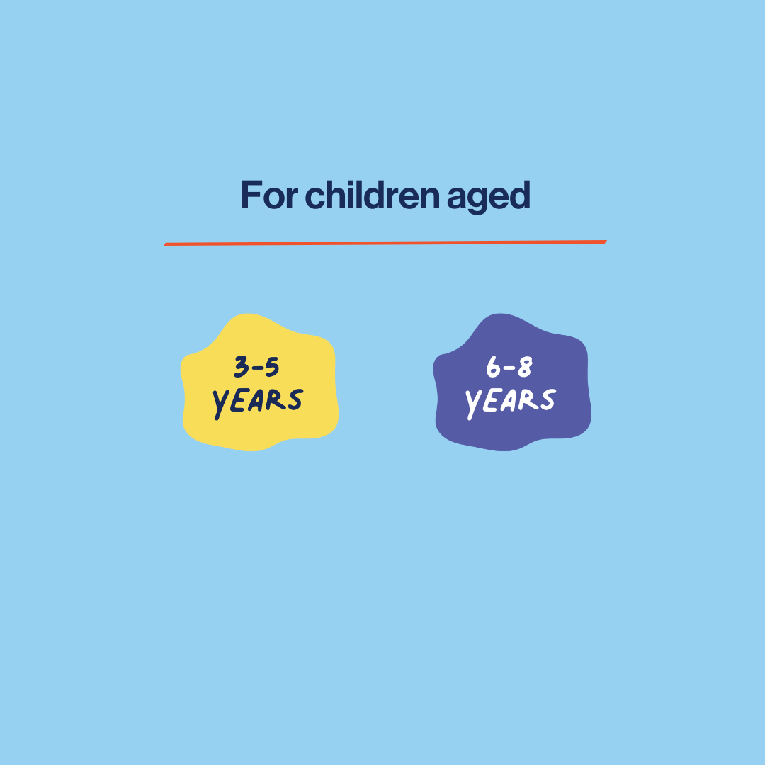 image to show the anatomically correct female dolls are suitable for 3 to 8 year old children