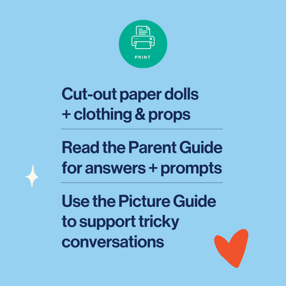 explanation of how to access the baby paper doll family printable