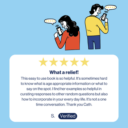 image of a review of this parent resource to explain sex to kids