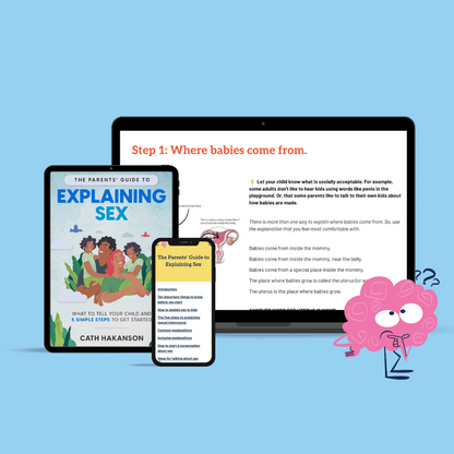screenshot of the how do you explain sex to kids parent guide