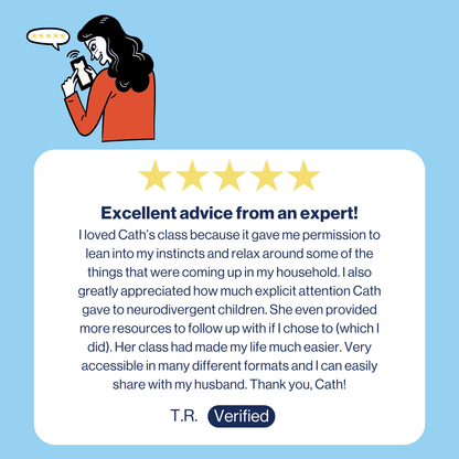 screenshot of a review of the parent guide about managing masturbation in kids