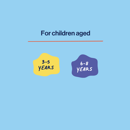 explanation that this activity with paper doll baby is suitable to use with kids aged from 3 to 8 years