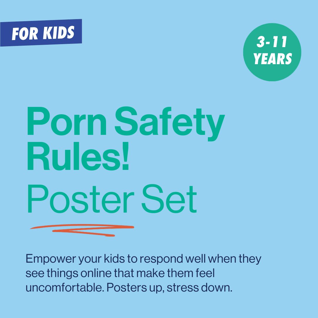 image to show  name of  the porn safety poster