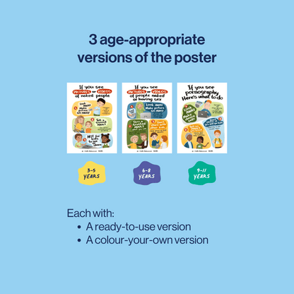 screenshot of porn safety rules posters