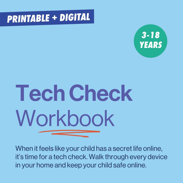 image to show name of this technology checkup workbook for parents