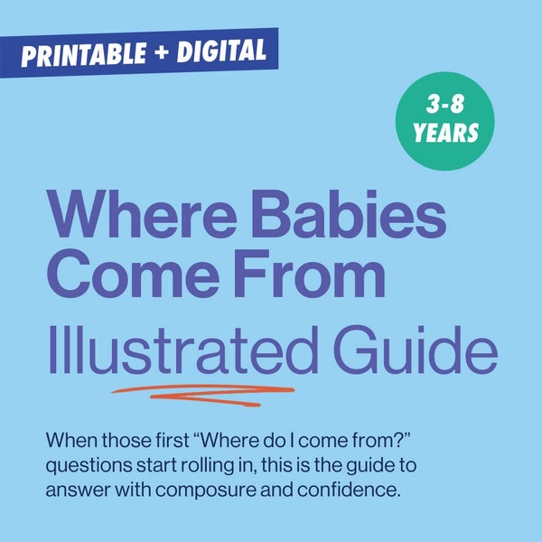 visual representation for a parent resource to explain where do babies come from to children